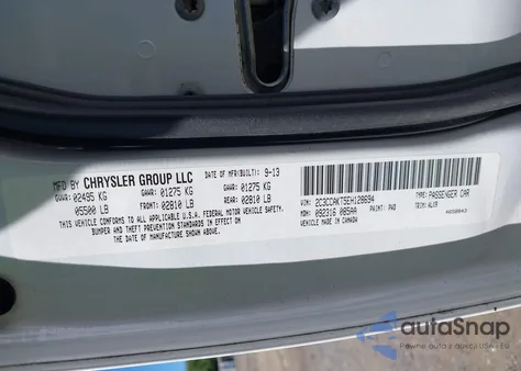 2014 Chrysler 300C Awd from USA, damaged, VIN 2C3CCAKT5EH128694